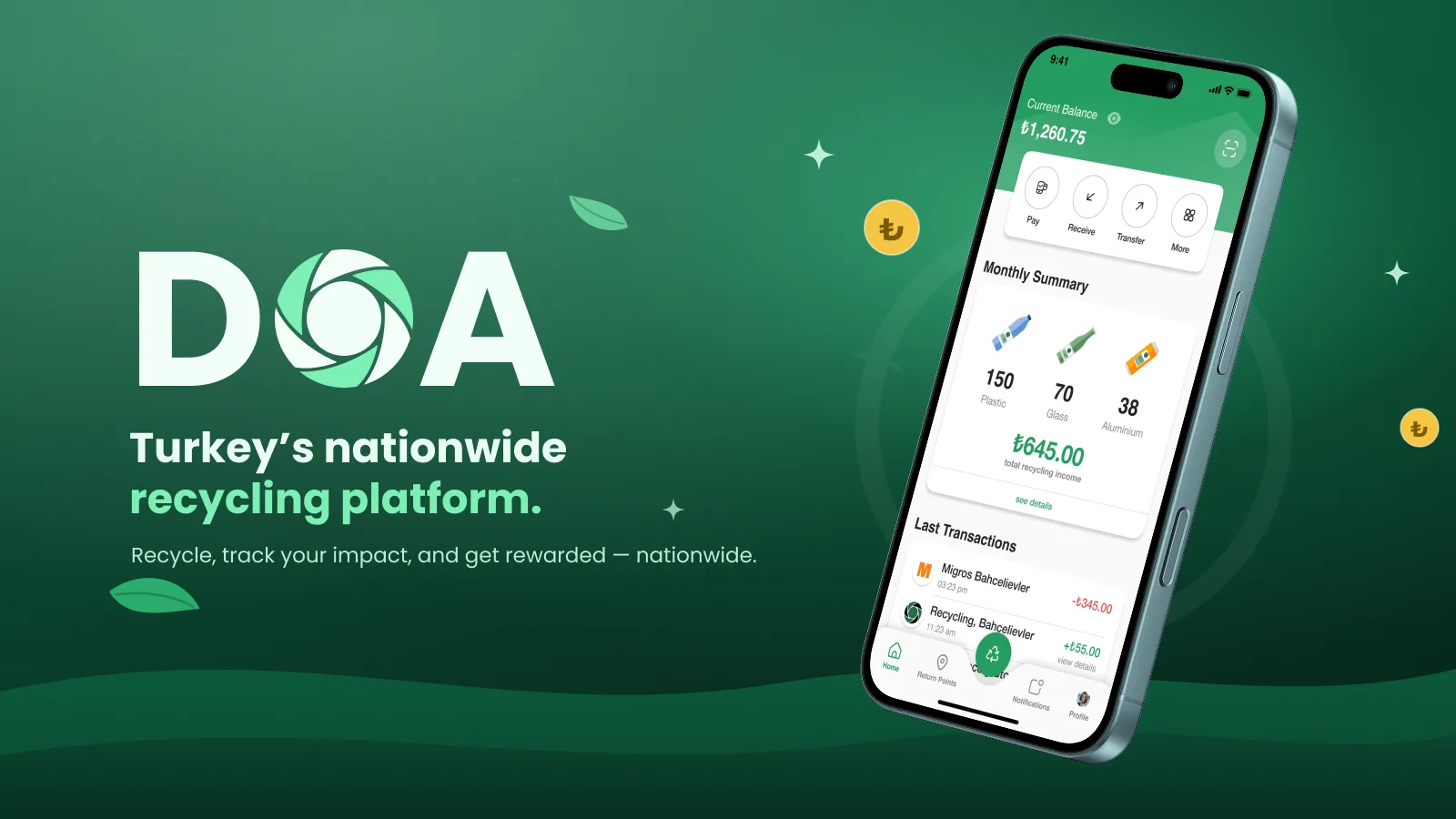 DOA — Recycling & Deposit Return case study cover