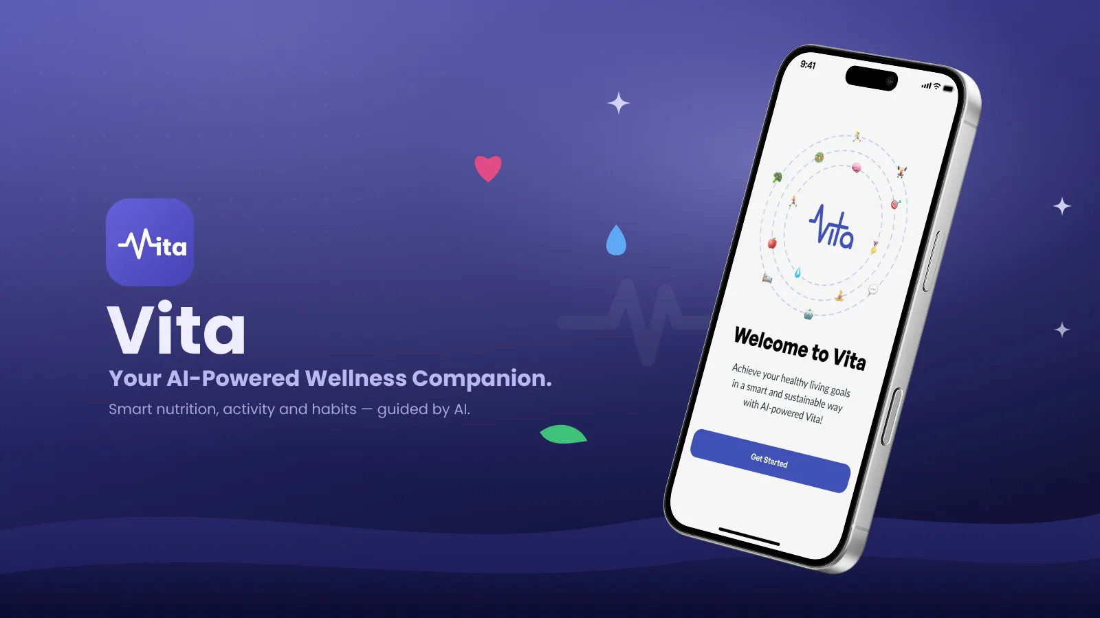 Vita — AI Wellness App case study cover