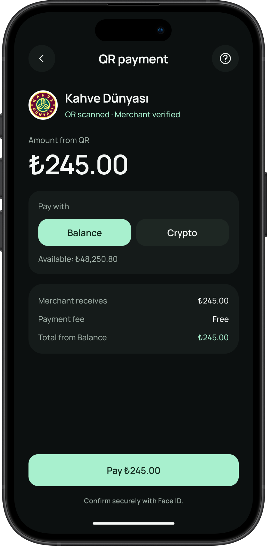 Paymint – QR payment with balance